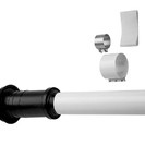 Вертикальный наконечник трубы 60/100 Baxi (KHG71403641)